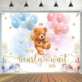 Lofaris (7 Day Delivery) Bearly Wait Baby Shower Party Backdrop